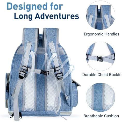 Cat Backpack Carrier Clear Bubble Window - Image 4