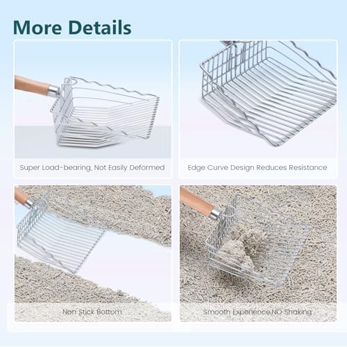 Cat Litter Scoop, Metal Scooper - Image 6