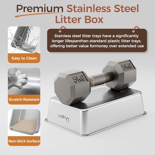 2 Pack Stainless Steel Litter Box - Image 5