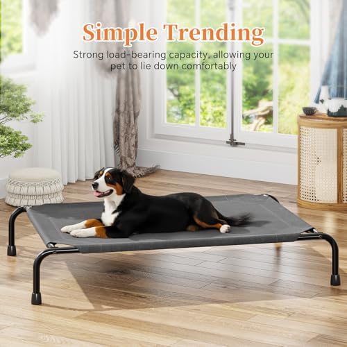 Simple Trending Raised Dog Bed for Large Dogs, Waterproof XL Dog Cot - Image 2