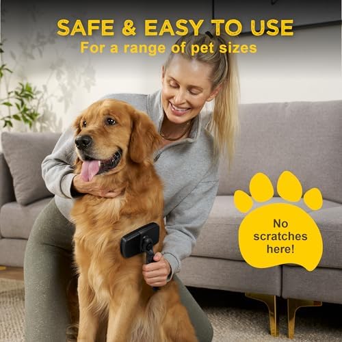 Deshedding Dog Brush for Shedding – Self Clean Cat Brush Deshedding & Grooming - Image 4