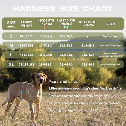 Dog Harness for Large Dogs, No Pull Tactical Vest - Image 6