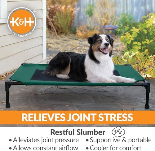 K&H Outdoor Elevated Dog Bed, Cooling Raised Dog Bed, Large 42x30in - Image 5