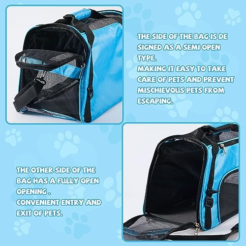 Sweetude 4 Pcs Cat Carrier Soft-Sided Pet Carrying Bag - Image 4