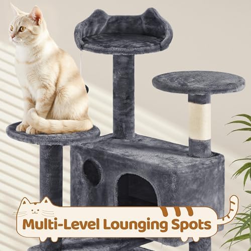 Yaheetech 70in Multi-Level Sturdy Cat Tree, Sisal Scratching Posts - Image 5
