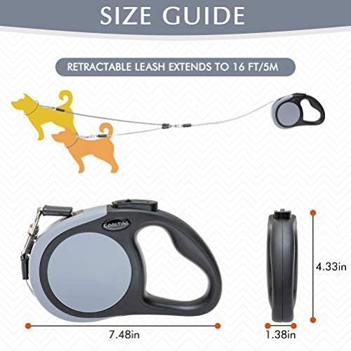 KOOLTAIL Dual Retractable Dog Leash - Image 3