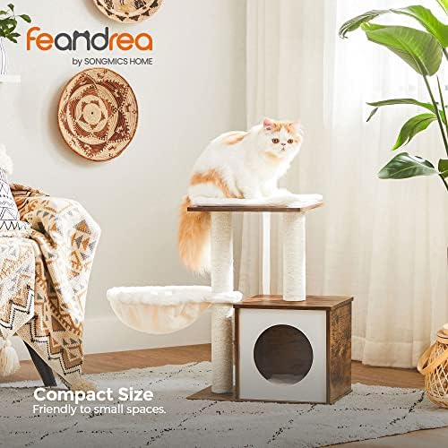 Feandrea Small Cat Tree for Kittens, Cat Condo - Image 2