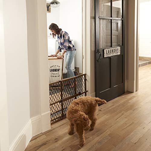 Position & Lock Adjustable Wood Baby Gate - Image 3