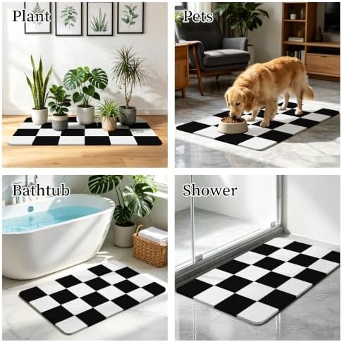 THMINS Extra Large Stone Bath Mat - Image 7