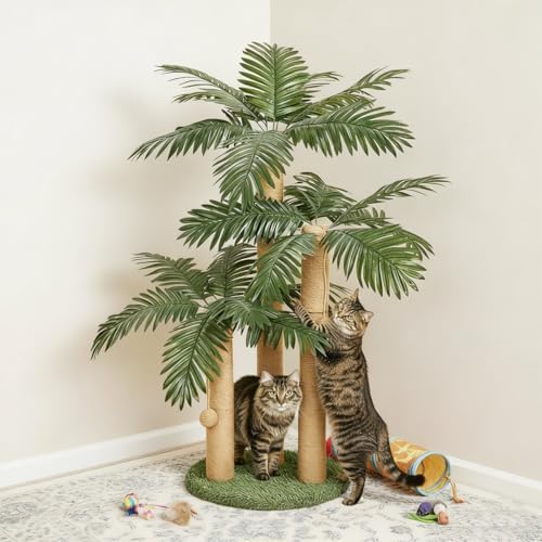 LEMONDA 31.5Inch Palm Tree Cat Scratching Post - Image 5