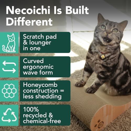 Necoichi Cardboard Cat Scratcher Bed - Image 2