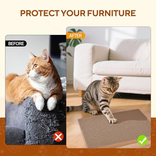 LIFLIX 7PCS Reversible Cat Scratching Pads - Image 5