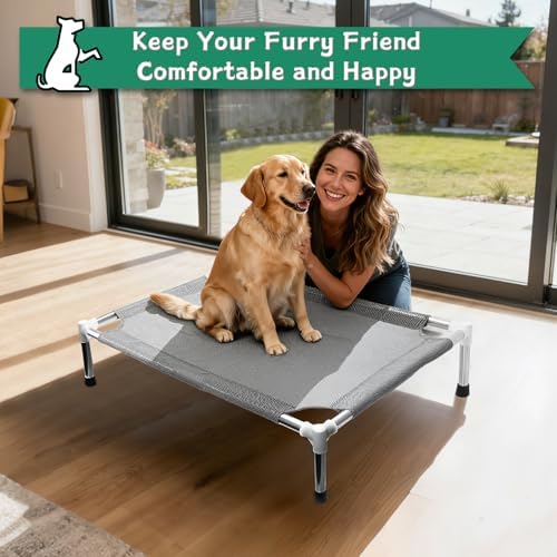 Makerfire Elevated Dog Bed, Indoor/Outdoor Raised Dog Cot - Image 6