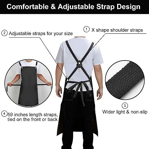 SHEOMERN Waterproof Rubber Apron, Lab Work, Dog Grooming - Image 5