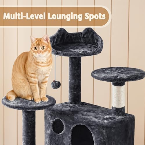 Yaheetech 62in Cat Tree Tower, Double Condo, Scratch Posts - Image 4