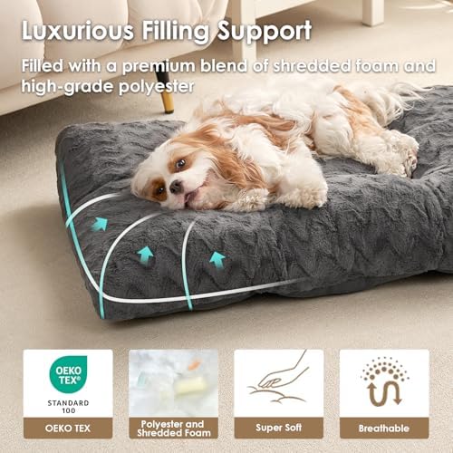 EHEYCIGA Washable Dog Beds Medium Sized Dog, 29x21 Inch Pet Bed - Image 2