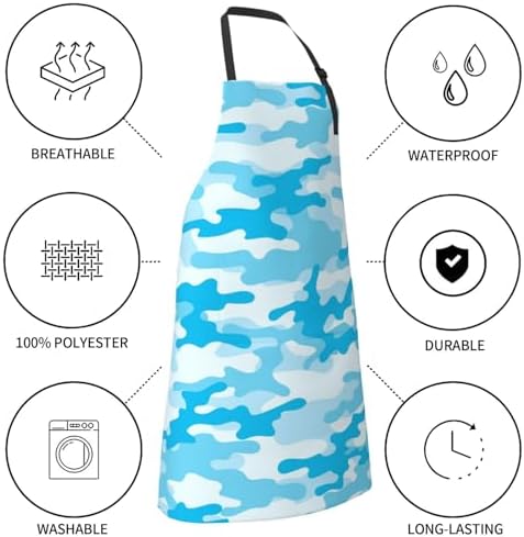 Waterproof Apron For Adults Chef Bib - Image 6