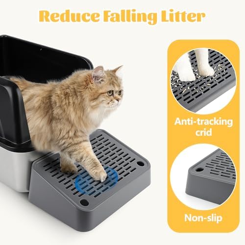 Litter Box Step, Cat Ramp Step Catcher - Image 3