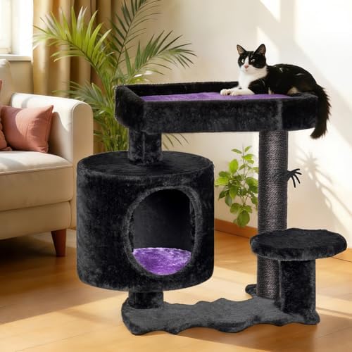 BEWISHOME Cat Tree for Indoor Cats, Gothic Cat Tree - Image 2