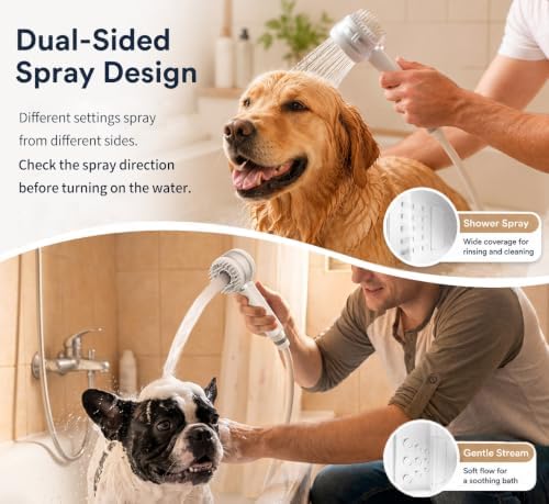 Premium Filtered Dog Shower Attachment, 3-Mode Shower Head - Image 5