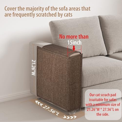 Oroonoko Cat Scratch Couch Protector, Couch Protector from Cat Claws - Image 3