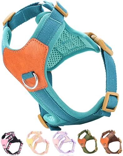 Blue Large Dog Harness for Large Dogs, No Pull Dog Harness by SOLMOONY