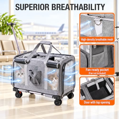 Large Cat Carrier for 2 Cats - Image 4