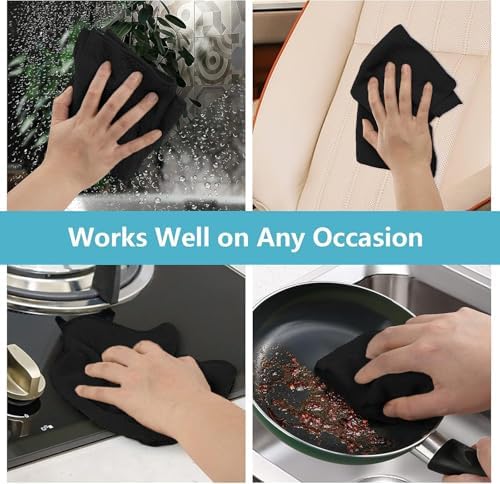HOMEXCEL 150PK Microfiber Cleaning Cloth, Cleaning Rag - Image 7