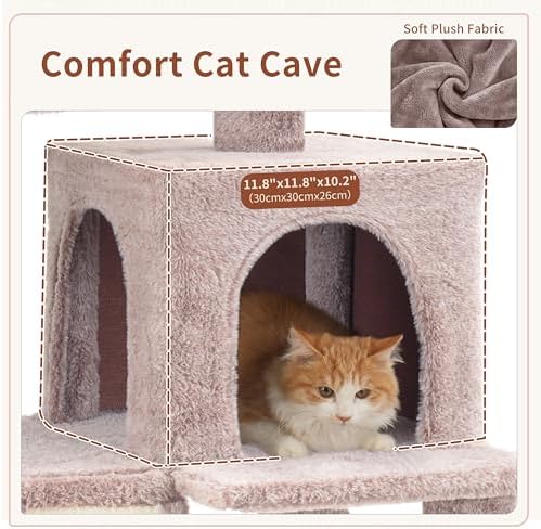 Gitelsnour Cat Tree Tower Multi-Level - Image 3