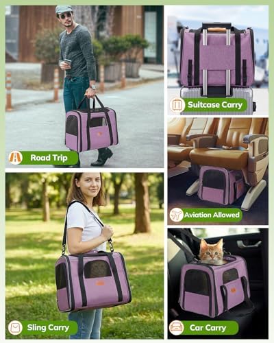 Morpilot Cat Carrier Soft for Large Medium Cats and Puppy up to 20lbs - Image 4