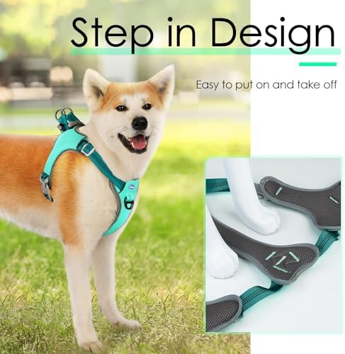 ThinkPet No-Pull Harness, Escape Proof Step-in Reflective Dog Vest Adjustable - Image 2
