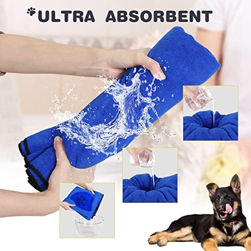 Chumia 4 Pcs Dog Towels for Drying, 30 x 50 Inch - Image 3