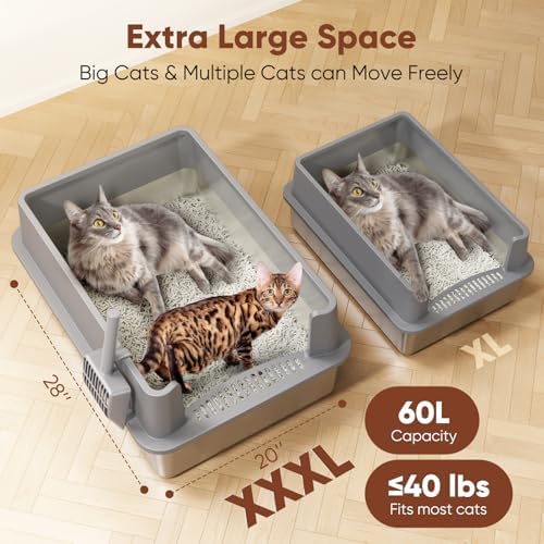 Extra Large Stainless Steel Litter Box - Image 2