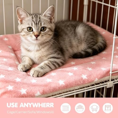 4 Pack Cat Bed Mat, Washable Sleeping Pad - Image 3
