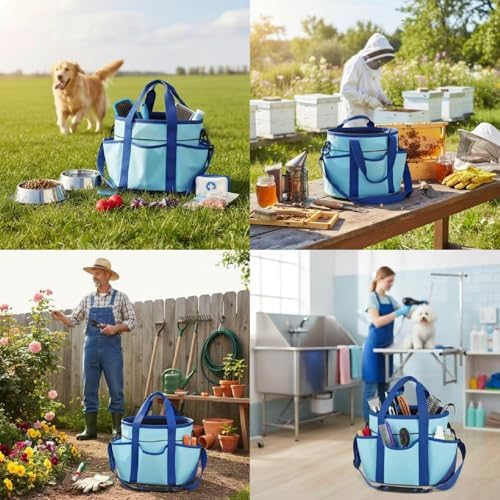 Abbylike Grooming Tote, 10.63 x 10.63 x 9.45 Inch - Image 5