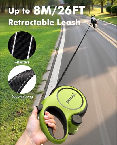Pecute Heavy Duty Retractable Dog Leash 26ft - Image 2