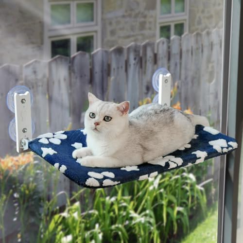Cute Cat Window Perch, Foldable Cat Window Hammock by Yaning
