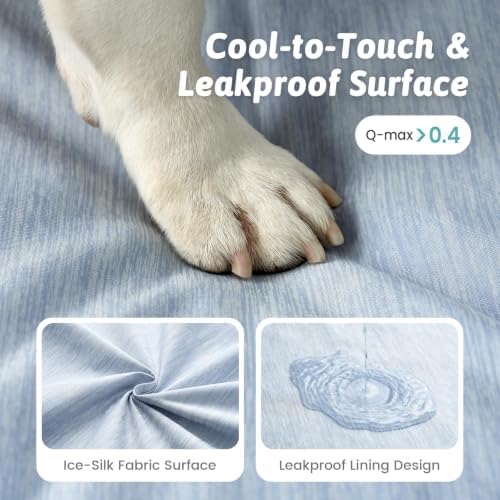 COZY KISS Orthopedic Dog Cooling Bed Washable - Image 4