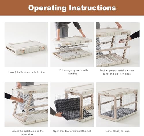 ZOMISIA Collapsible Dog Crate - Image 4