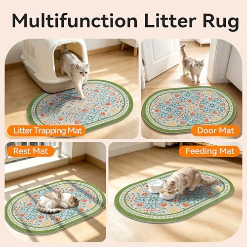 Cat Litter Mat, Waterproof & Urine-Proof Litters Catcher Mats, Keep Floor Clean - Image 6