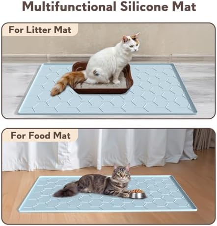Garoopion Silicone Cat Litter Mat 34×22 inch - Image 6