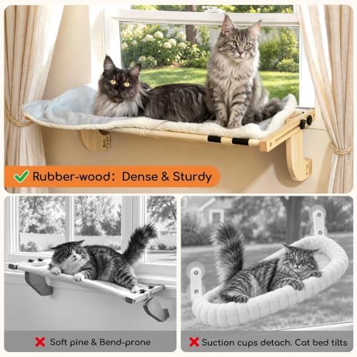 Oversized Adjustable Cat Window Perch - Image 3