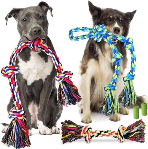 Forfon Tough & Strong Dog Toy for Aggressive Chewers – Tough Chew Toys for by Forfon