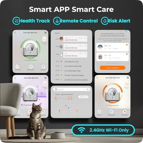 ABRCT L2 Automatic Self Cleaning Litter Box Smart Robot Odor Control Litter Box - Image 4