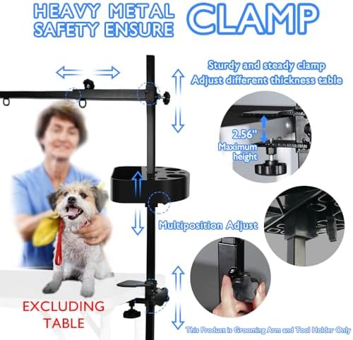 LEIBOU H-Shape Pet Grooming Table Arm - Image 5