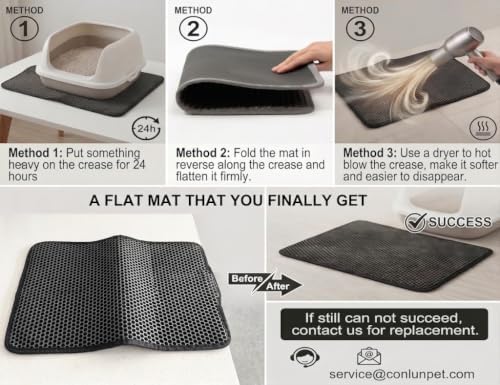 Cat Litter Mat New Size 23.6"x14.6" - Image 6