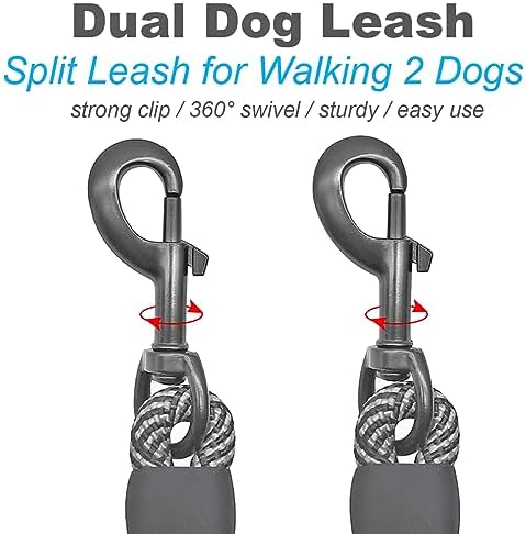 Double Dog Leash Coupler 1/3" Rope Extension - Image 4