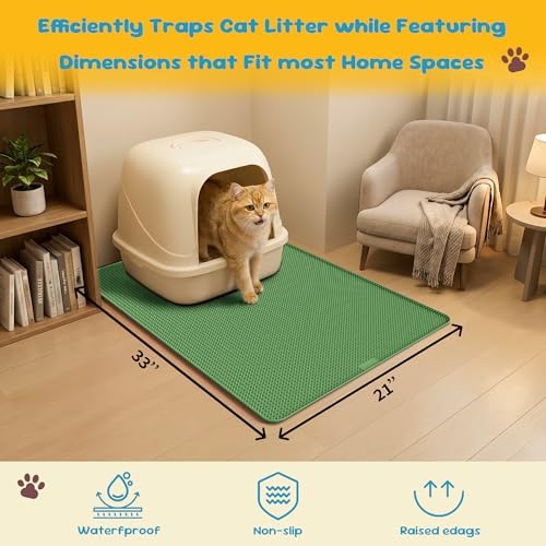 Cat Litter Mat, Silicone Litter Trapping Mat - Image 4