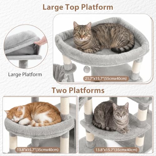 Gitelsnour Cat Tree Tower, Sturdy Structure - Image 2