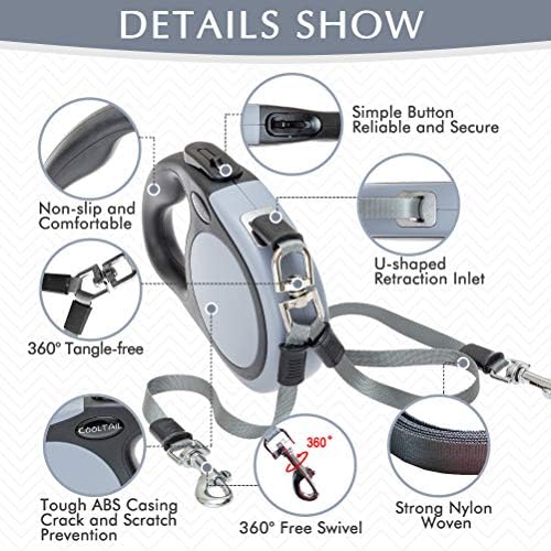 KOOLTAIL Dual Retractable Dog Leash - Image 5